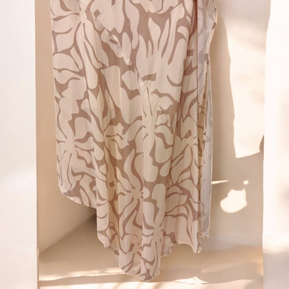 NWT Revolve Mon Renn High Tide Strappy Midi Dress - Picture 5 of 8